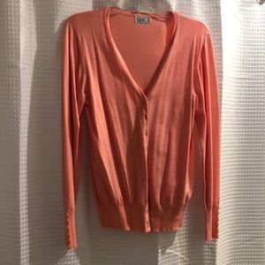 Like new coral cardigan